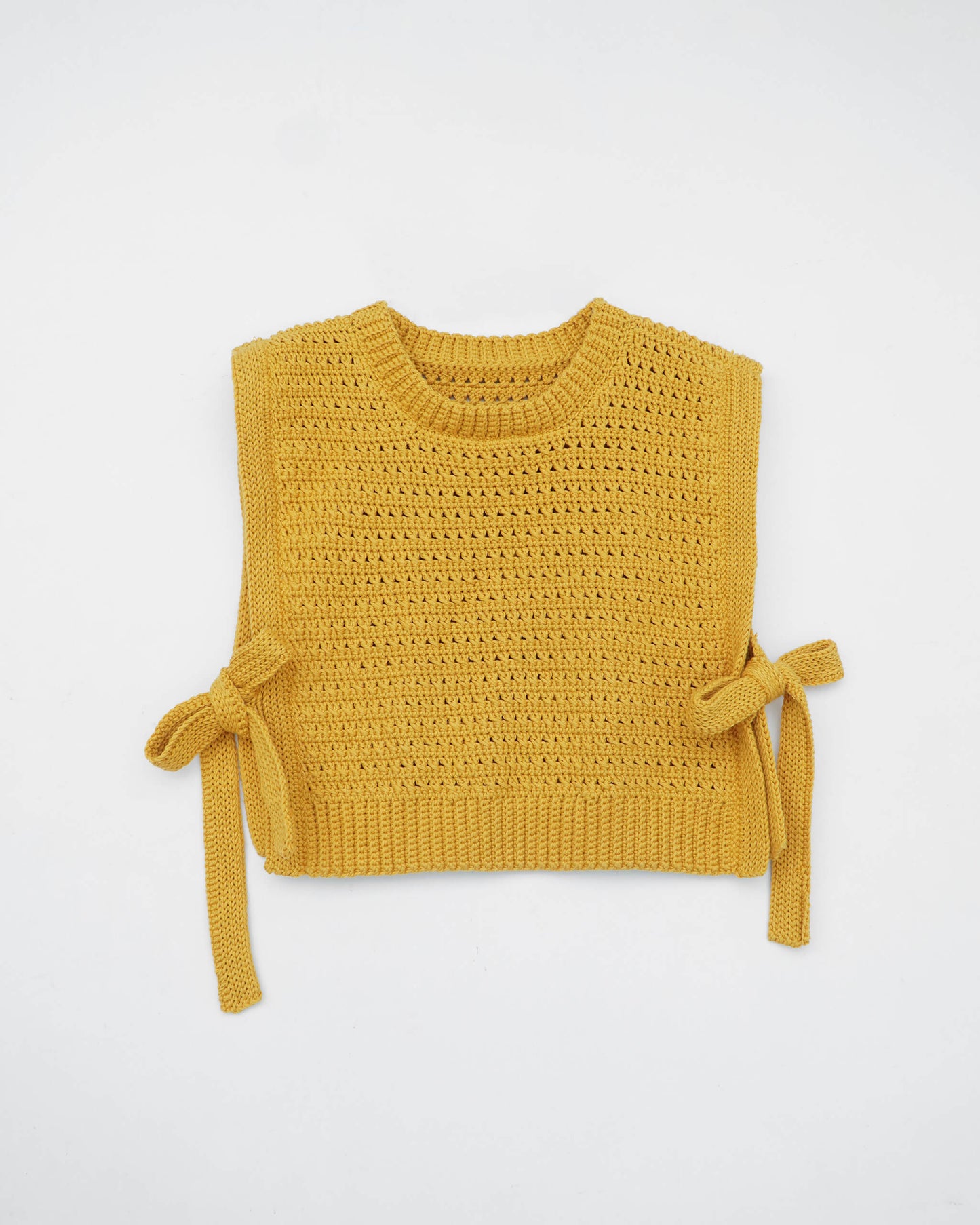 Vest No.46 | Easy crochet side tie vest pattern