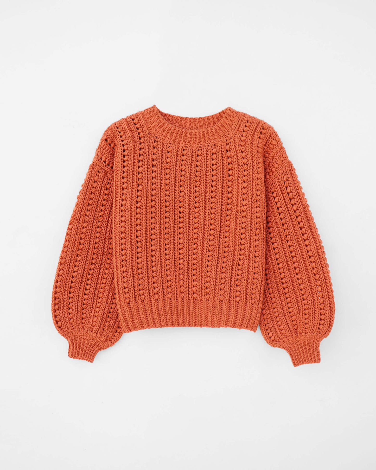 Sweater No.39 | Ribbed sweater crochet pattern