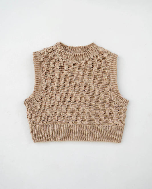 Basket wave vest pattern