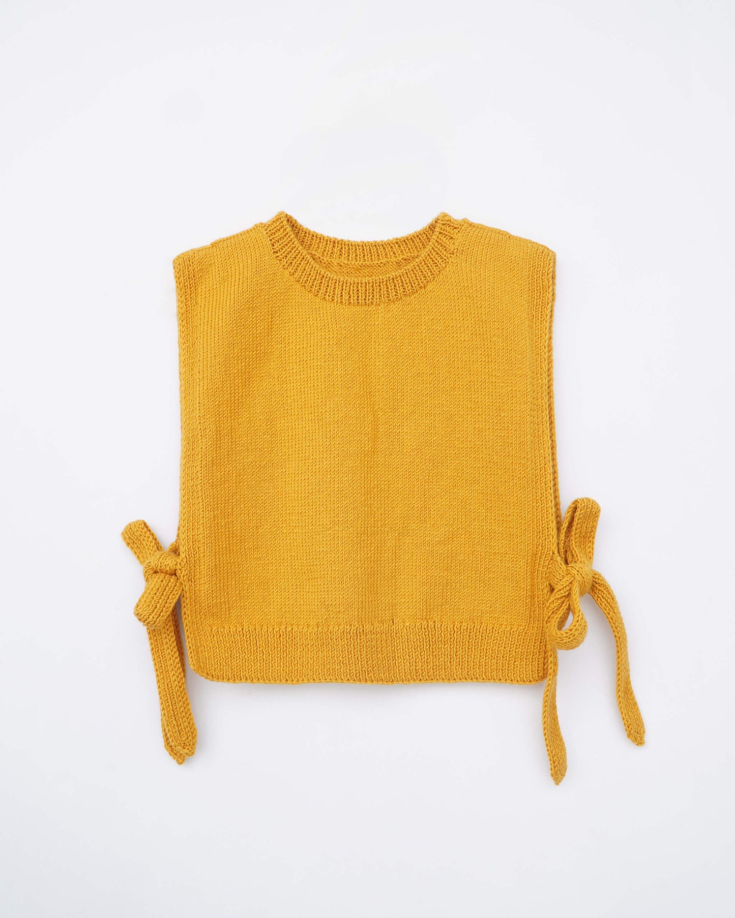 Vest No.66 | Side tie vest knitting pattern