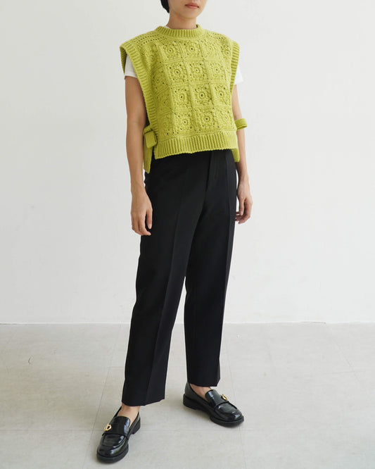 Vest No.65 | Easy crochet side tie vest pattern
