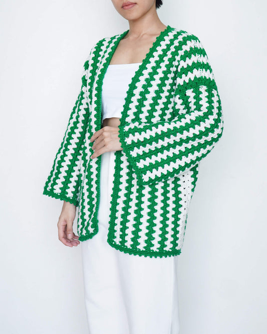 Cardigan No.41 | Crochet Granny cardigan pattern