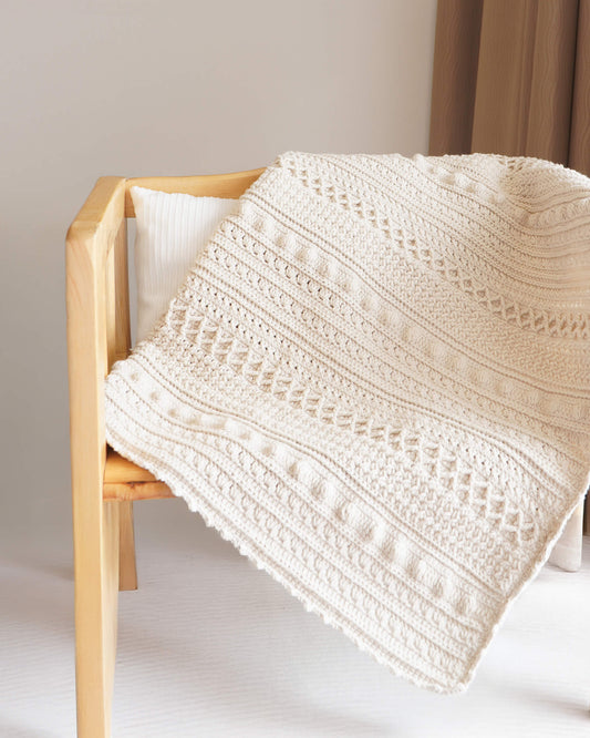 Blanket No.34 | Easy crochet pattern + Video tutorial