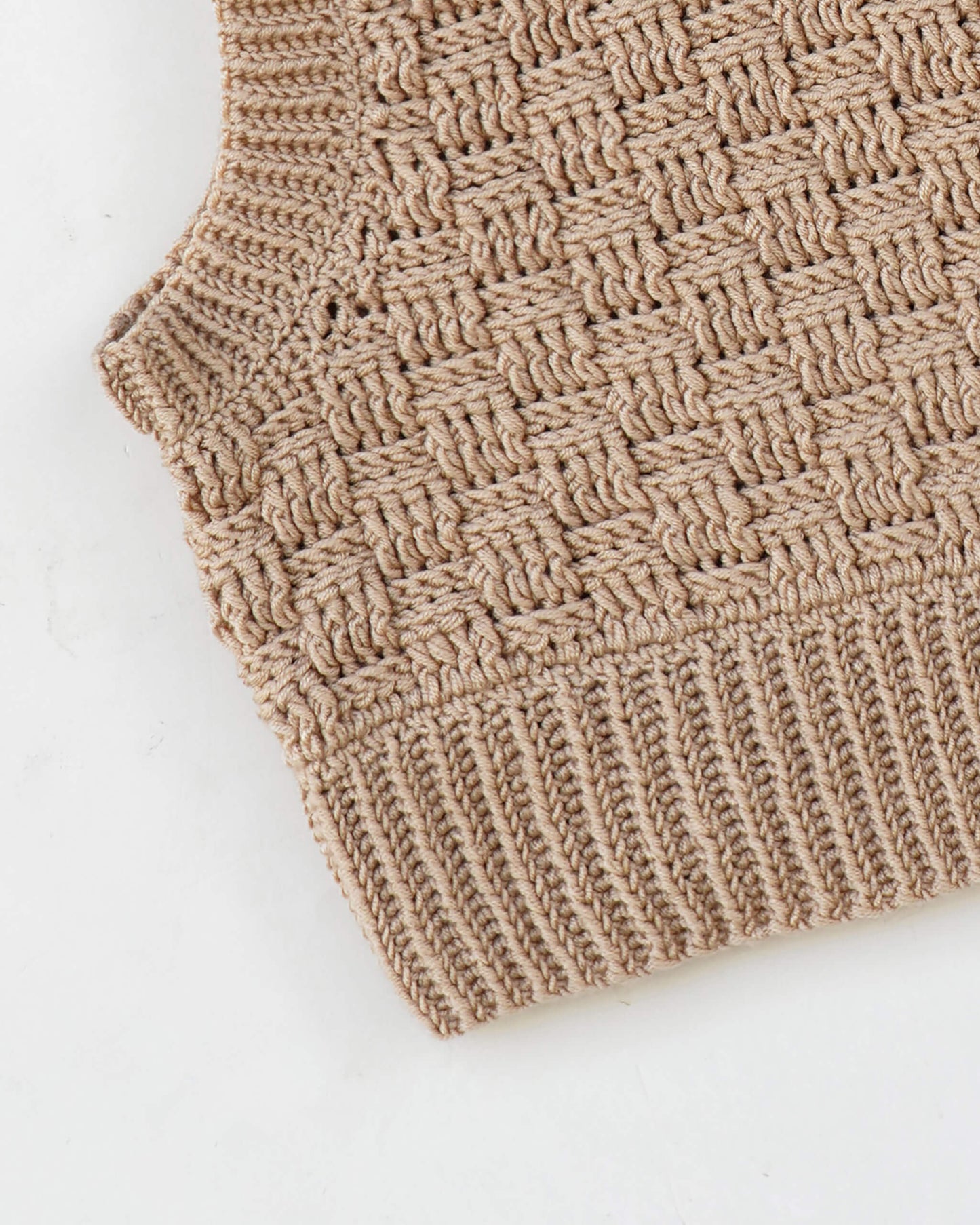 Basket wave vest pattern