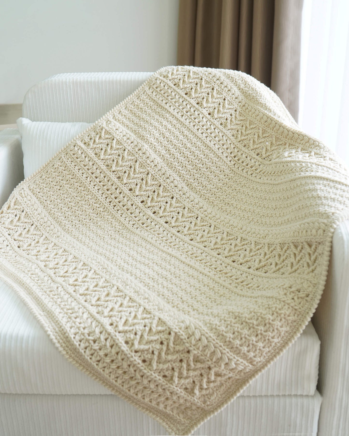Blanket No.19 | Easy crochet pattern