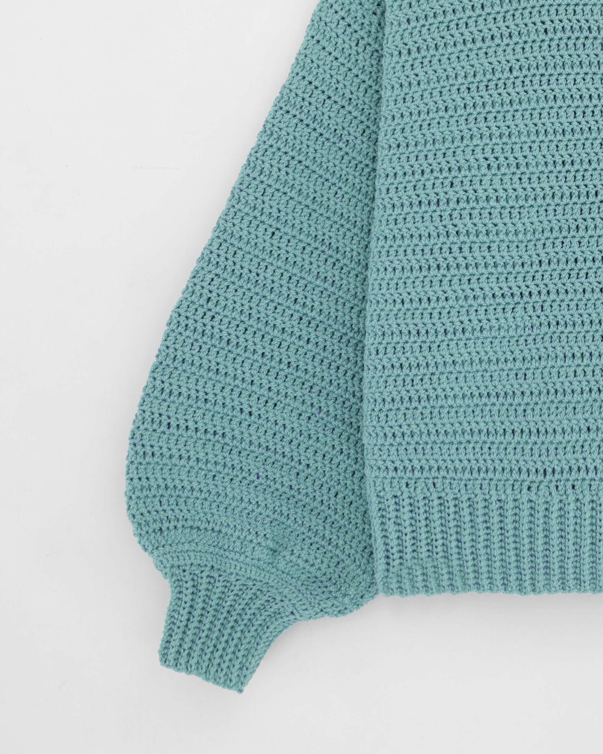 Crochet V-neck cardigan pattern