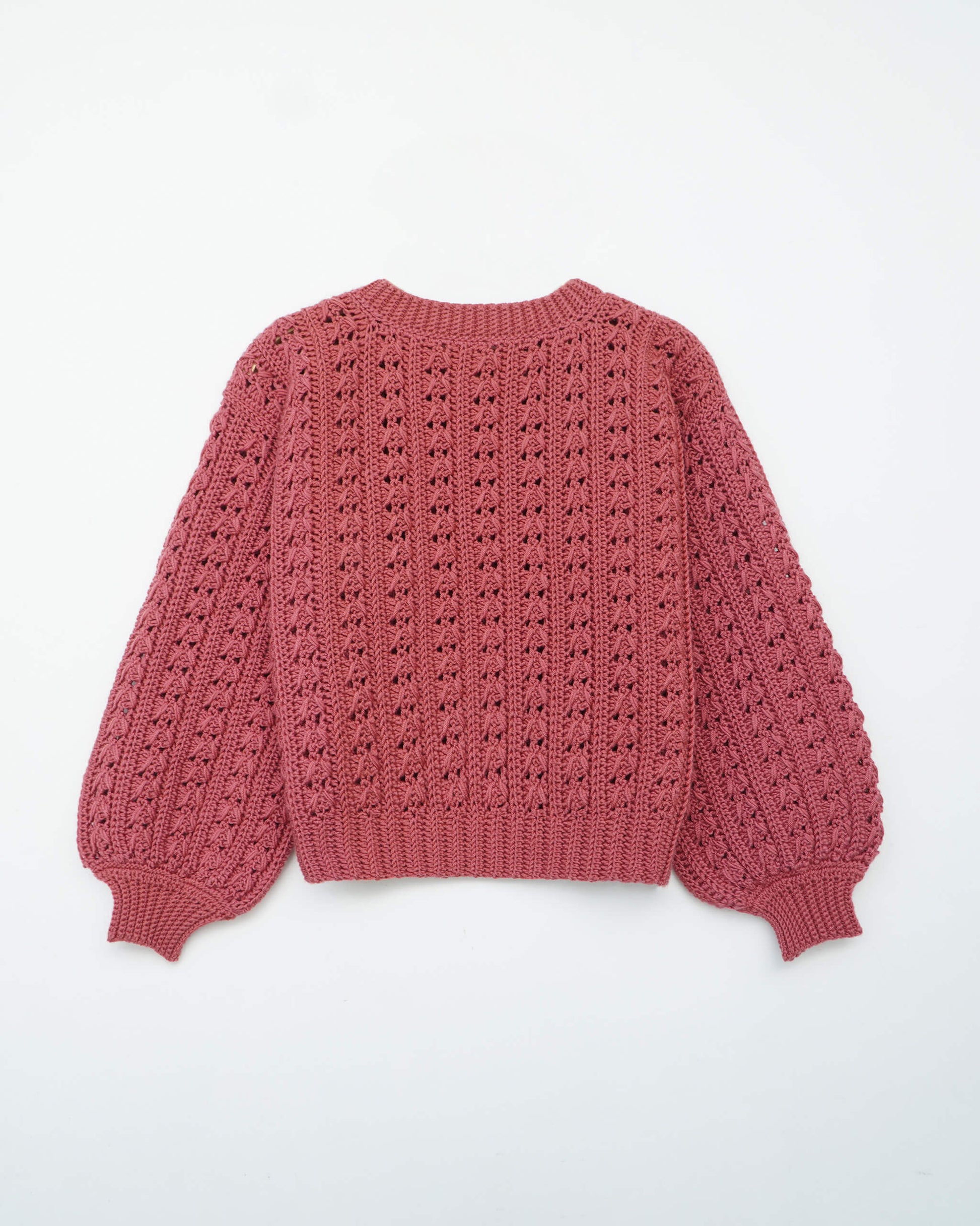 Sweater No.47 | Ribbed sweater crochet pattern
