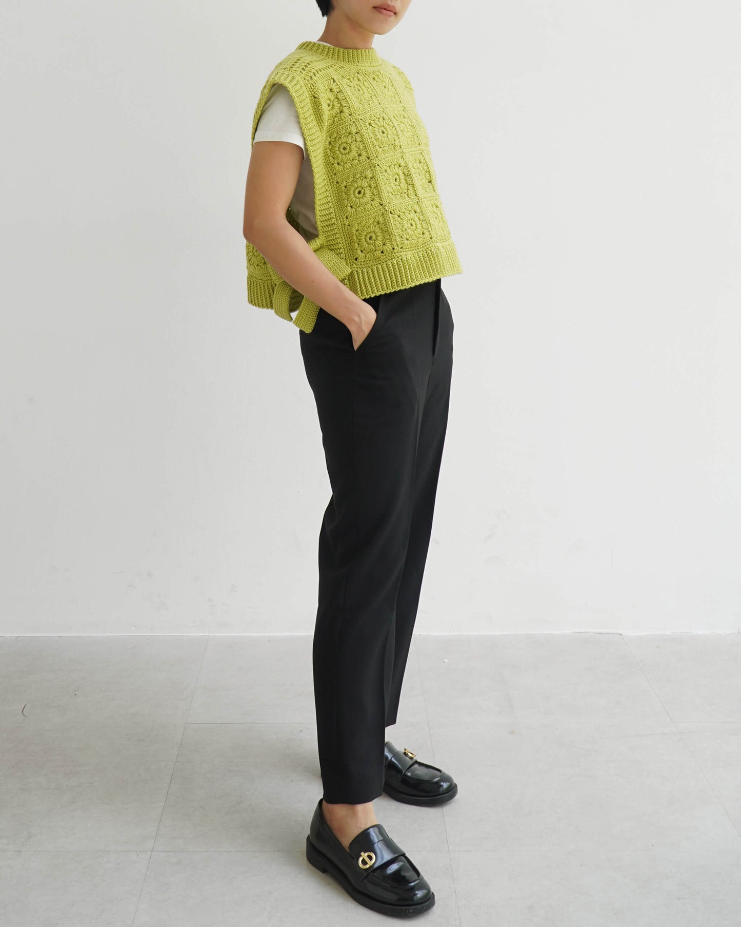 Vest No.65 | Easy crochet side tie vest pattern
