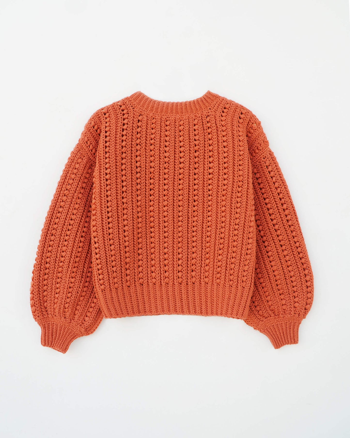Sweater No.39 | Ribbed sweater crochet pattern