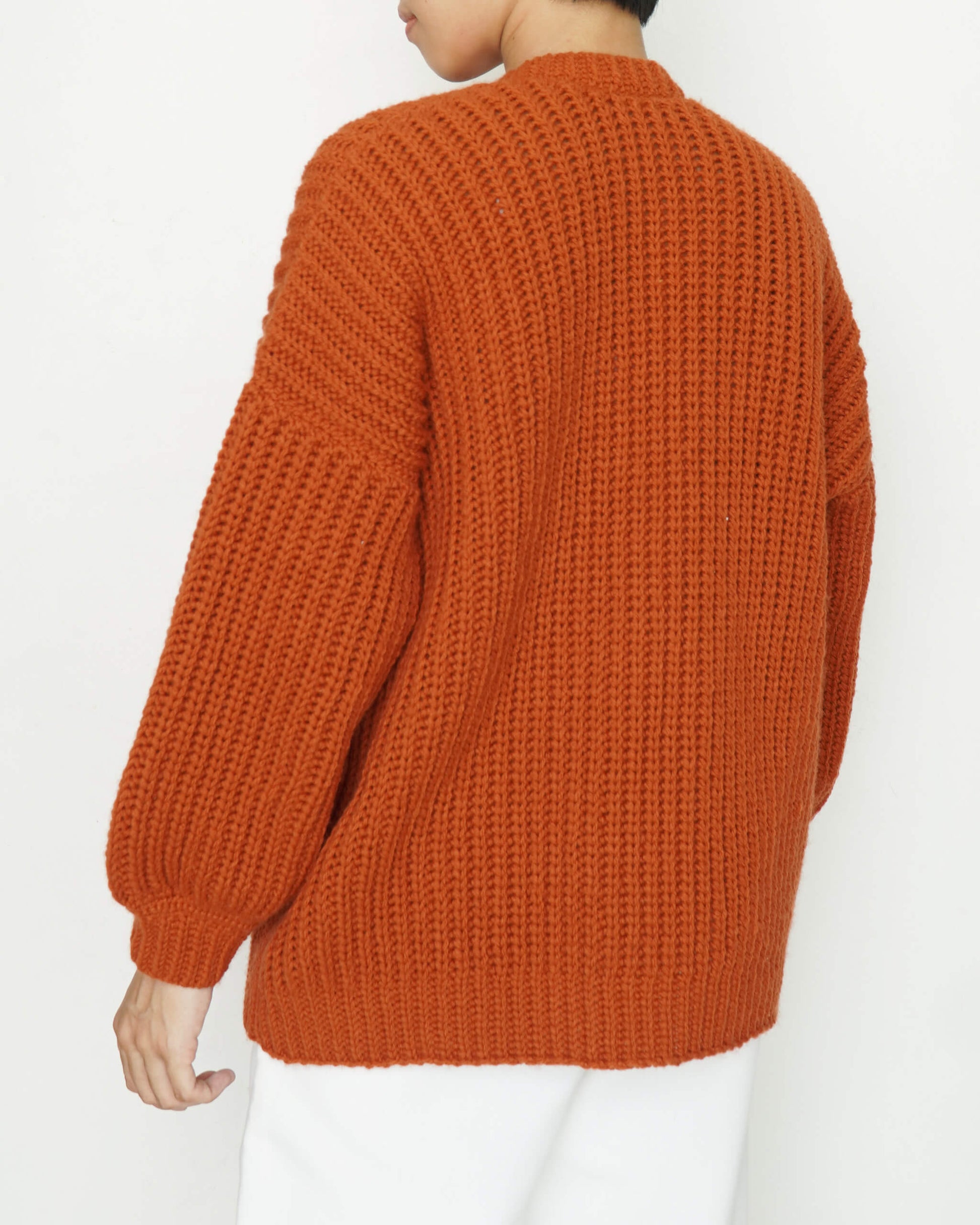 Crochet oversized rib cardigan pattern