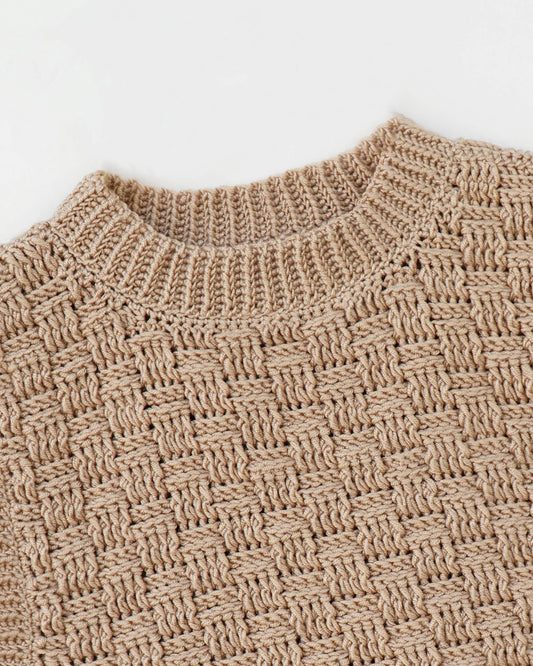 Basket wave vest pattern