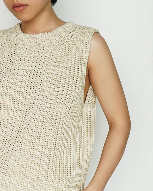 Vest No.33 | Easy crochet ribbed vest pattern