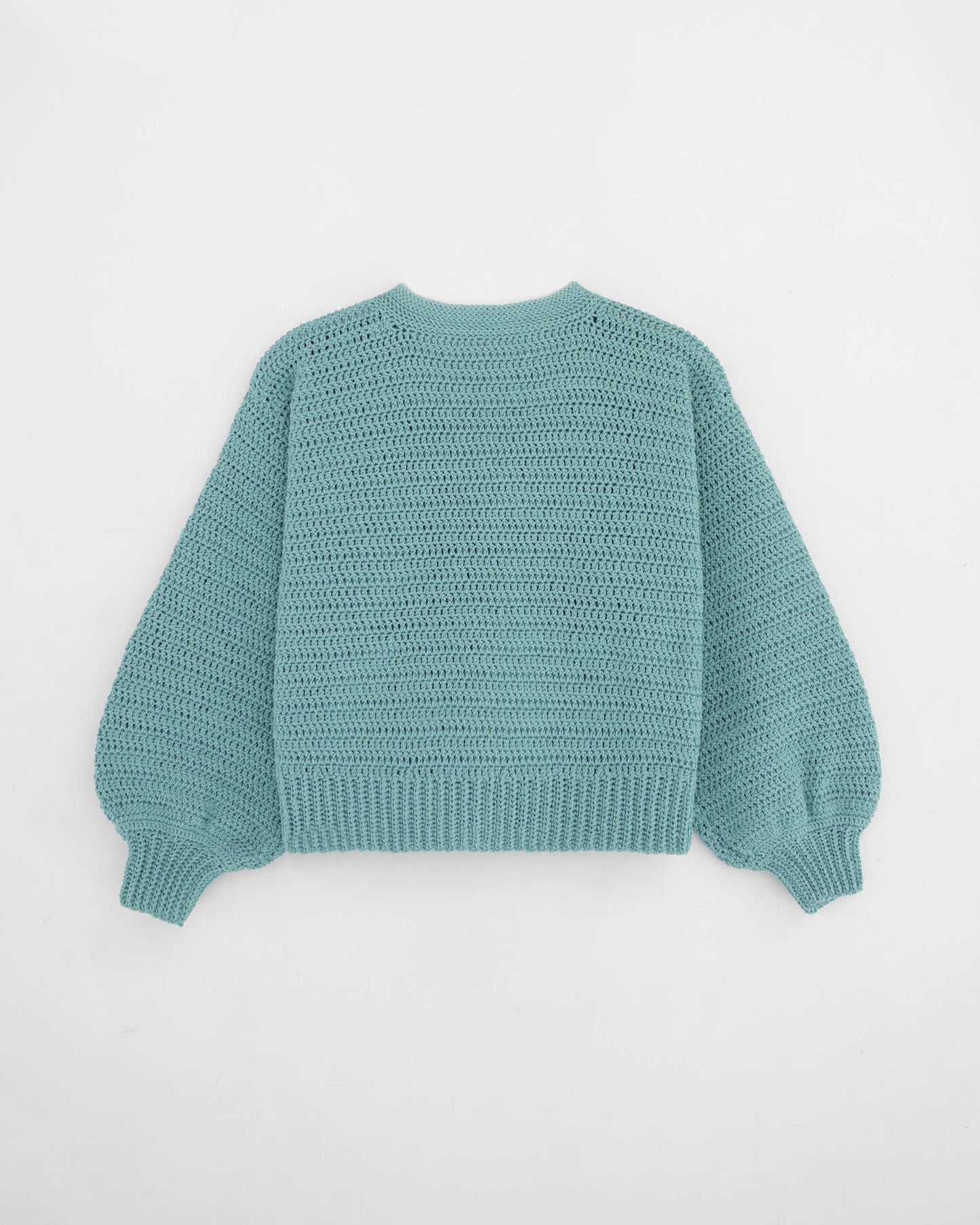 Crochet V-neck cardigan pattern