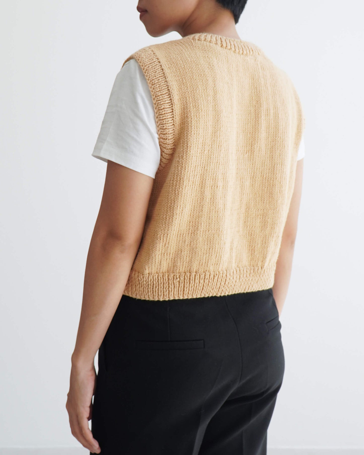 Vest No.57 | Easy vest knitting pattern