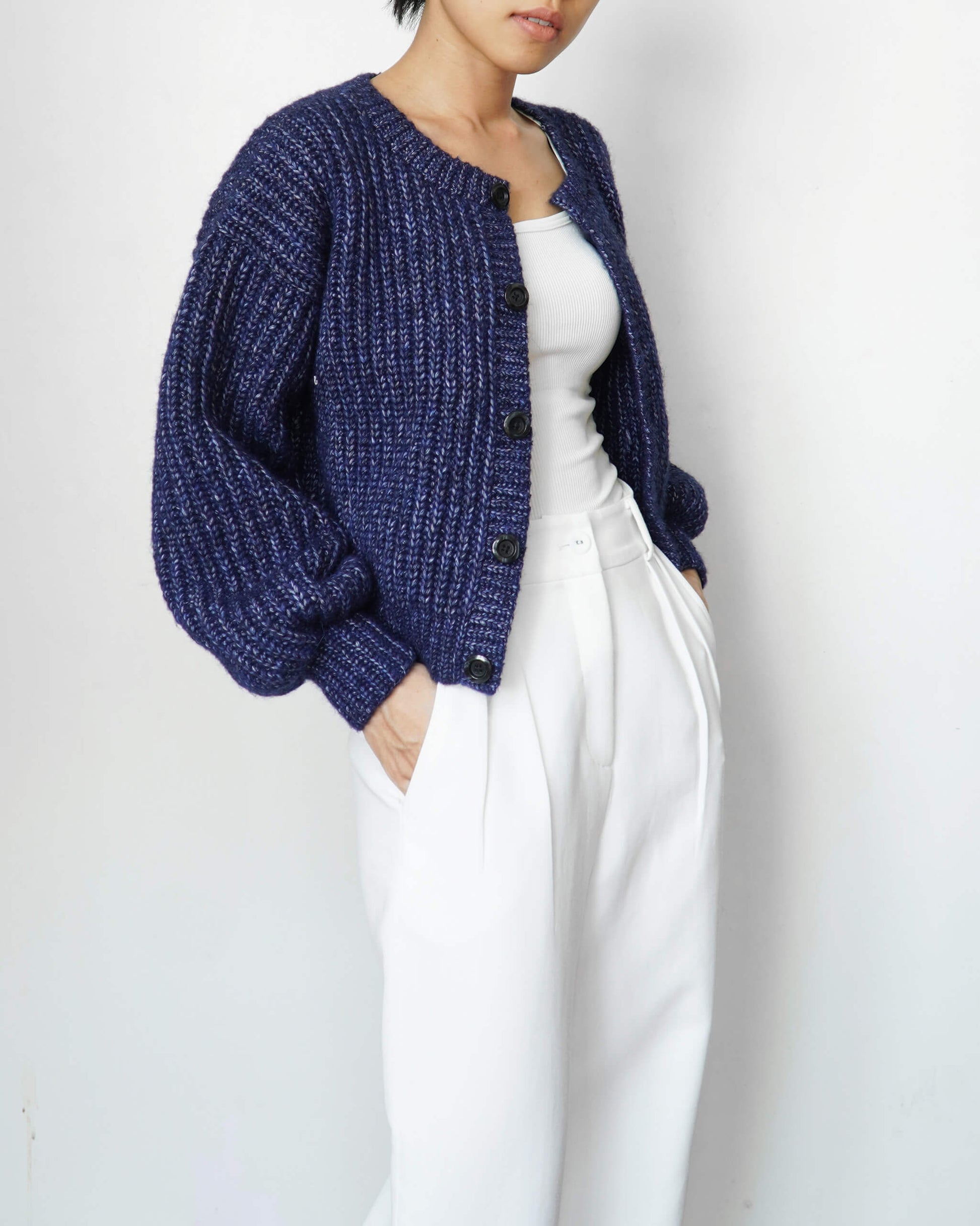 Crochet ribbed cardigan pattern