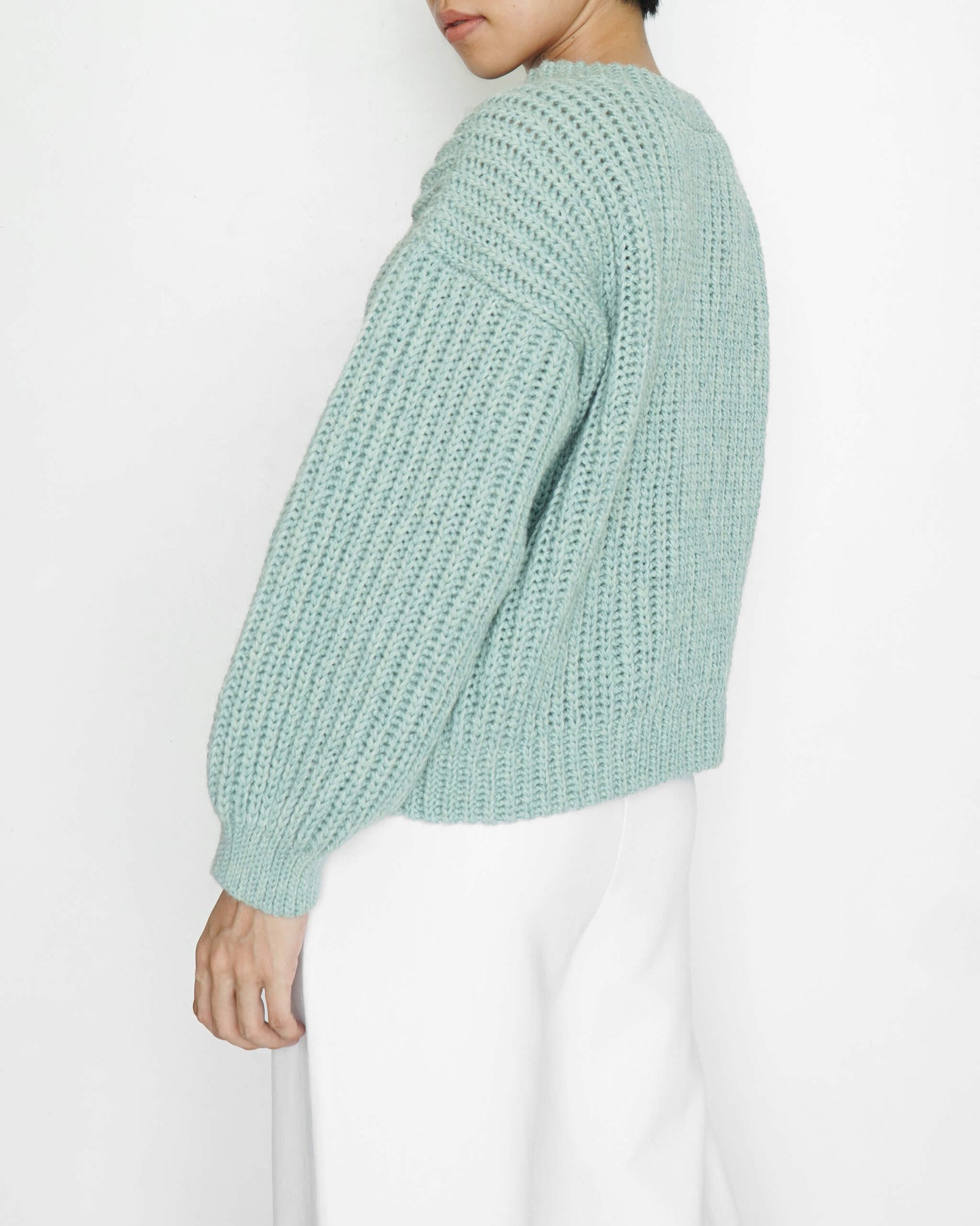 Ribbed sweater crochet pattern