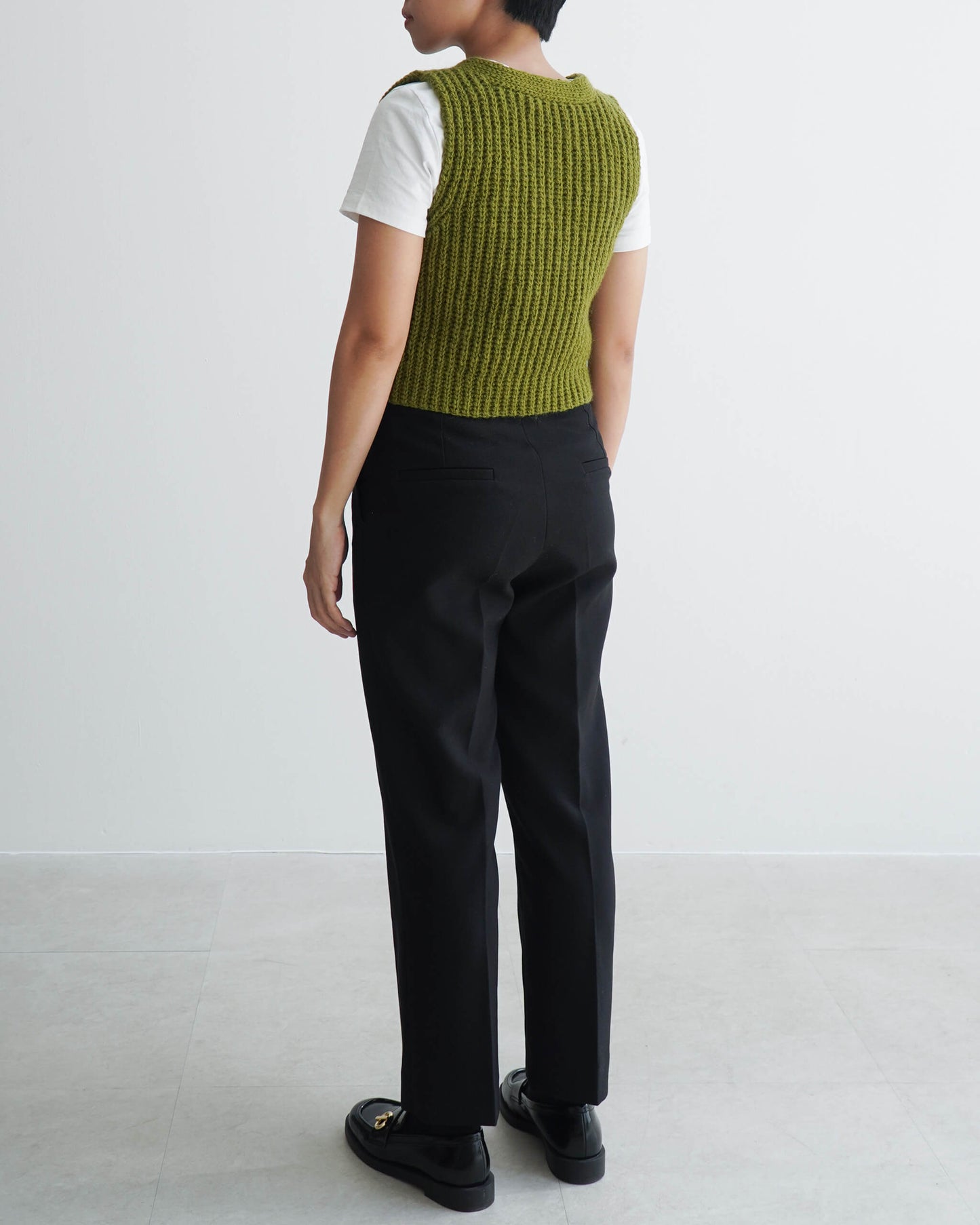 Vest No.62 | Easy crochet ribbed vest pattern
