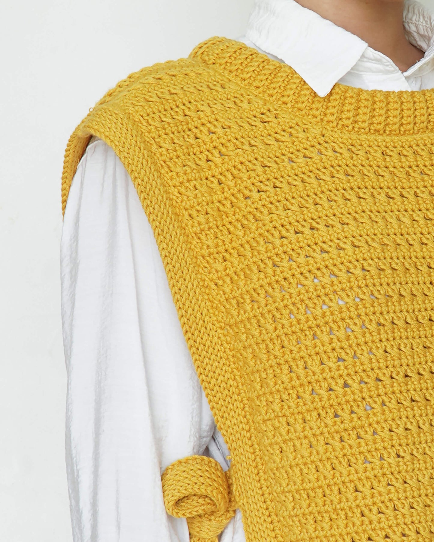 Vest No.46 | Easy crochet side tie vest pattern