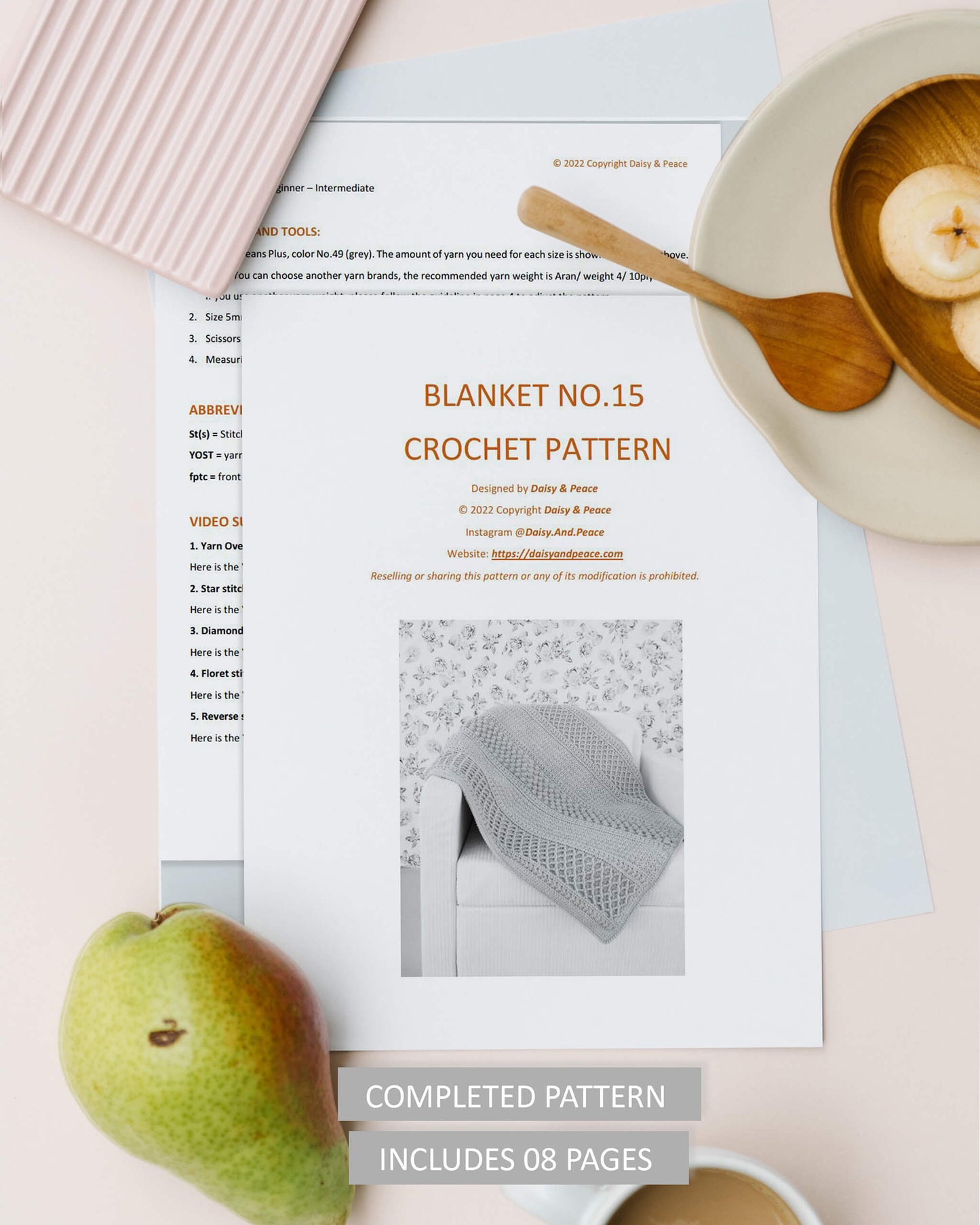 Easy crochet pattern + Video tutorial