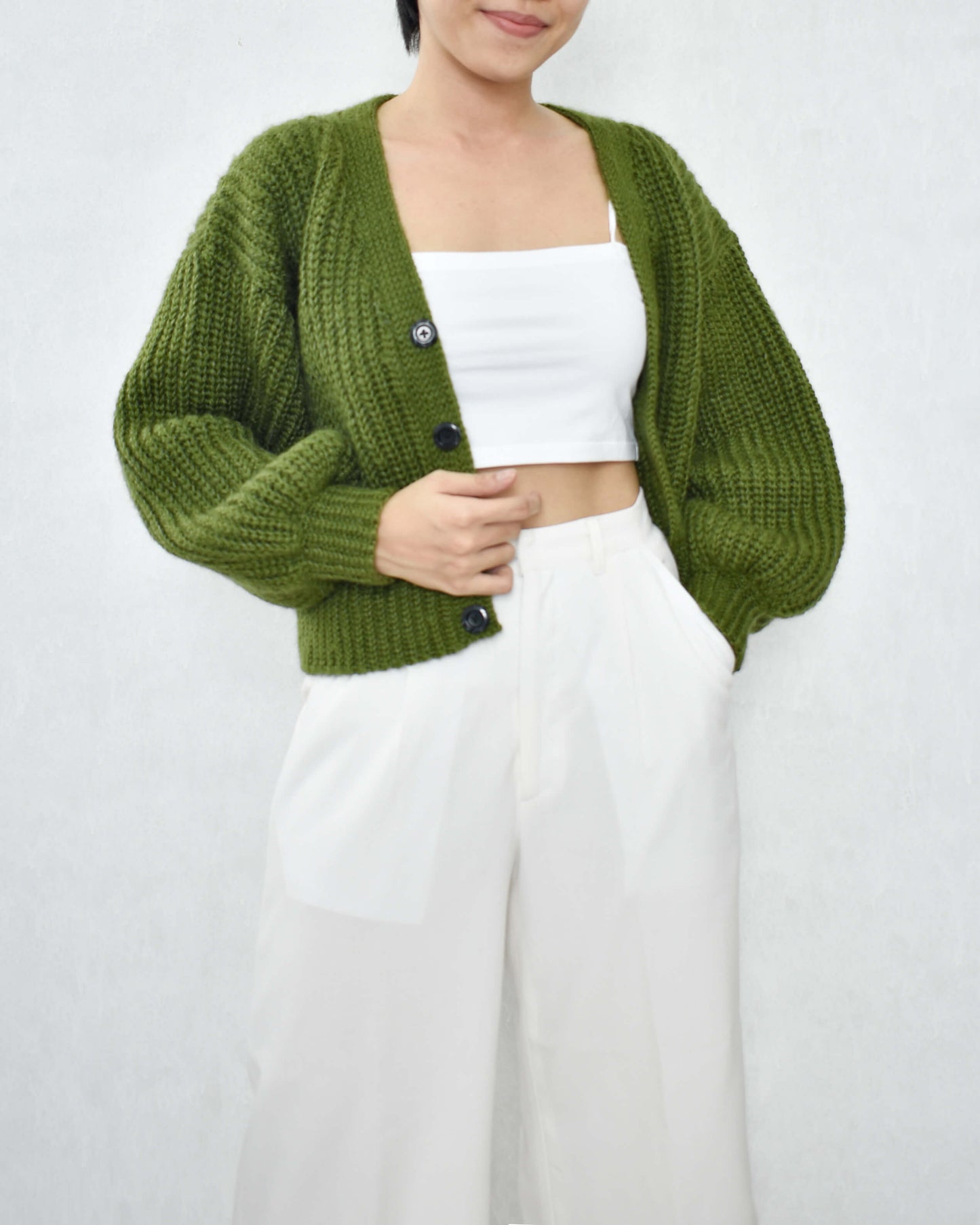 Cardigan No.15 | Crochet ribbed cardigan pattern
