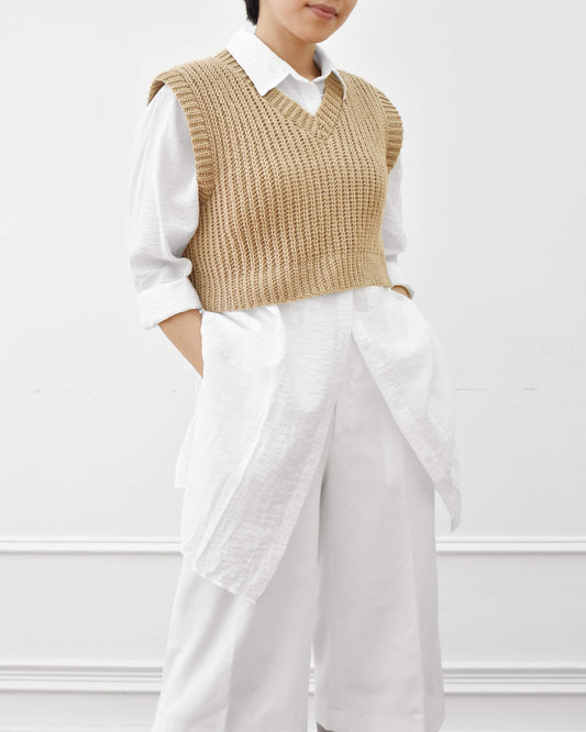 Vest No.16 | Easy crochet pattern