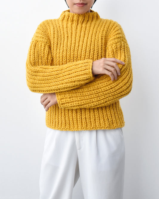 Sweater No.6 | Chunky knitting sweater pattern