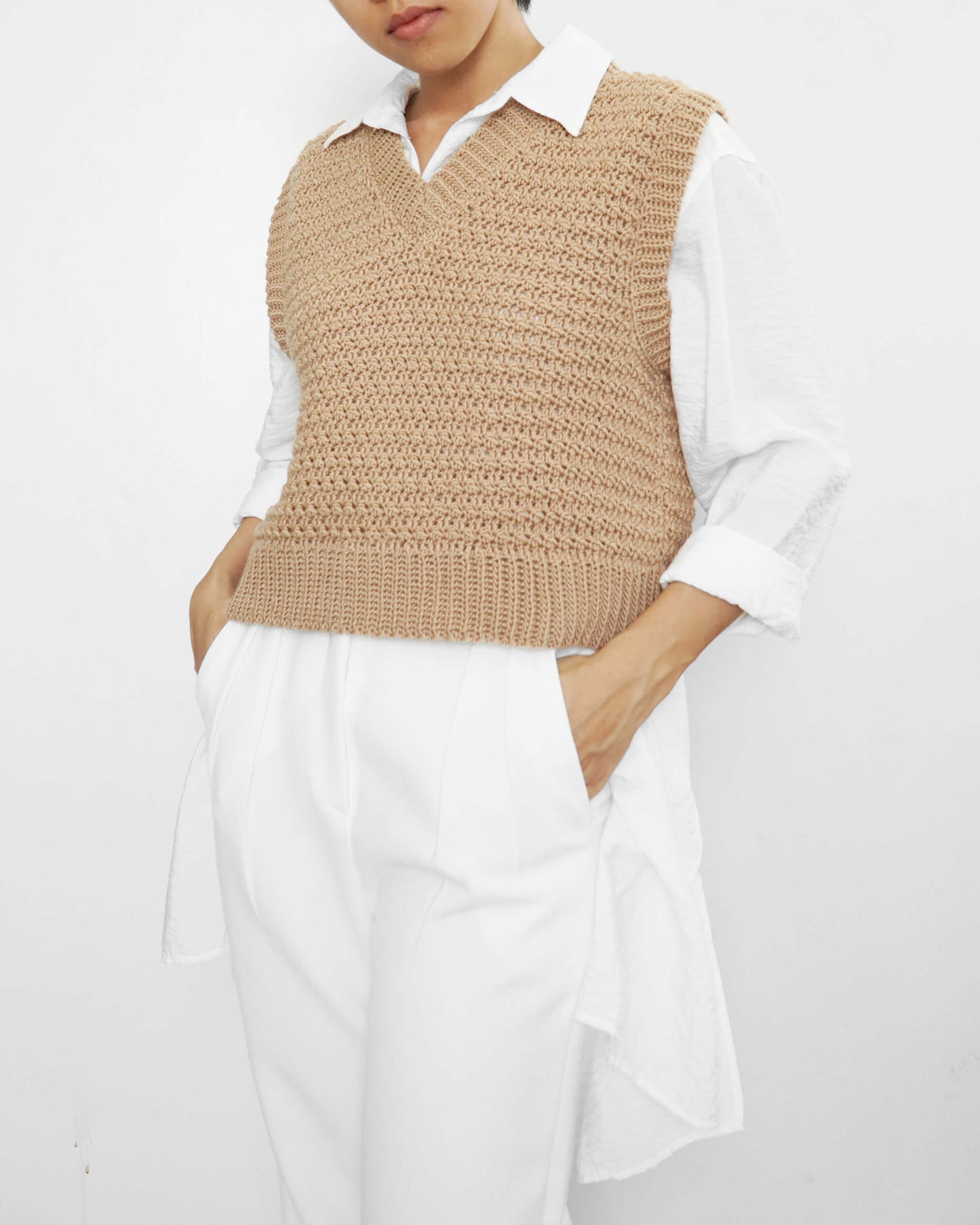 Vest No.21 | Easy crochet pattern