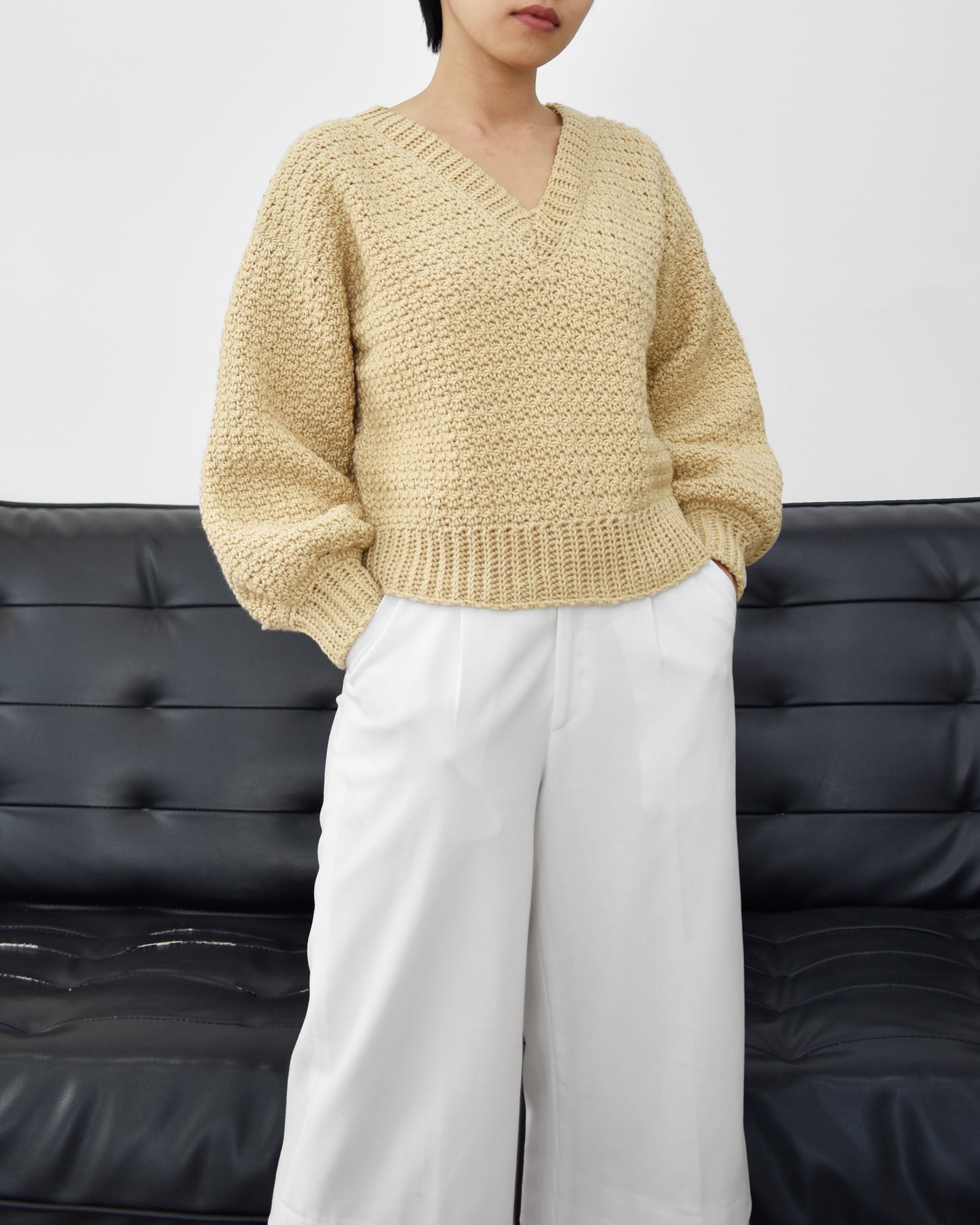 Sweater No.28 | Easy crochet pattern