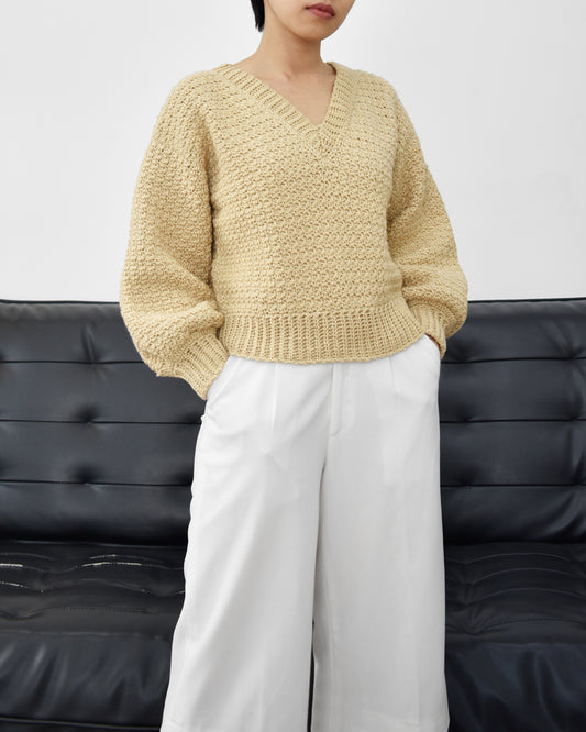 Sweater No.28 | Easy crochet pattern