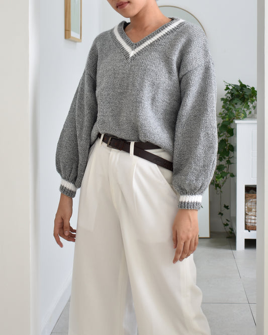 Sweater No.13 | Easy knitting pattern