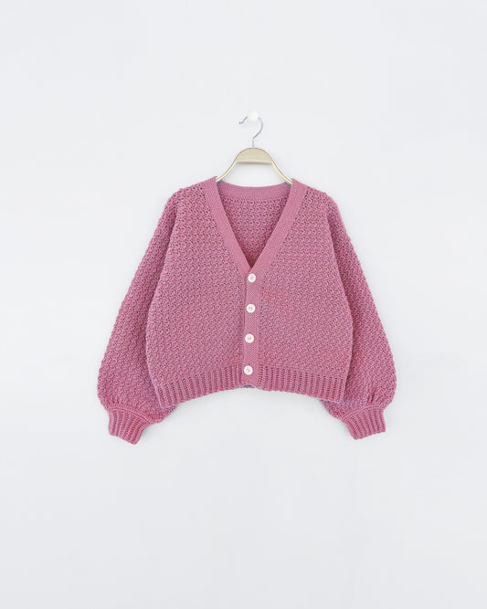 Kids' Cardigan No.1 | Easy crochet pattern