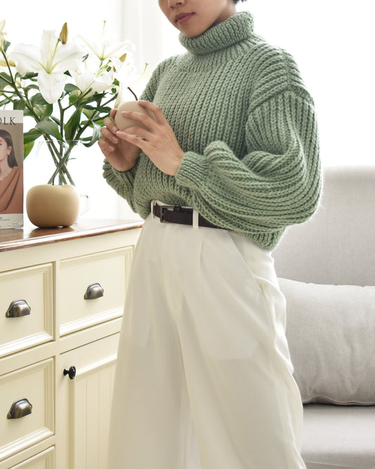 Sweater No.20 | Chunky knitting sweater pattern