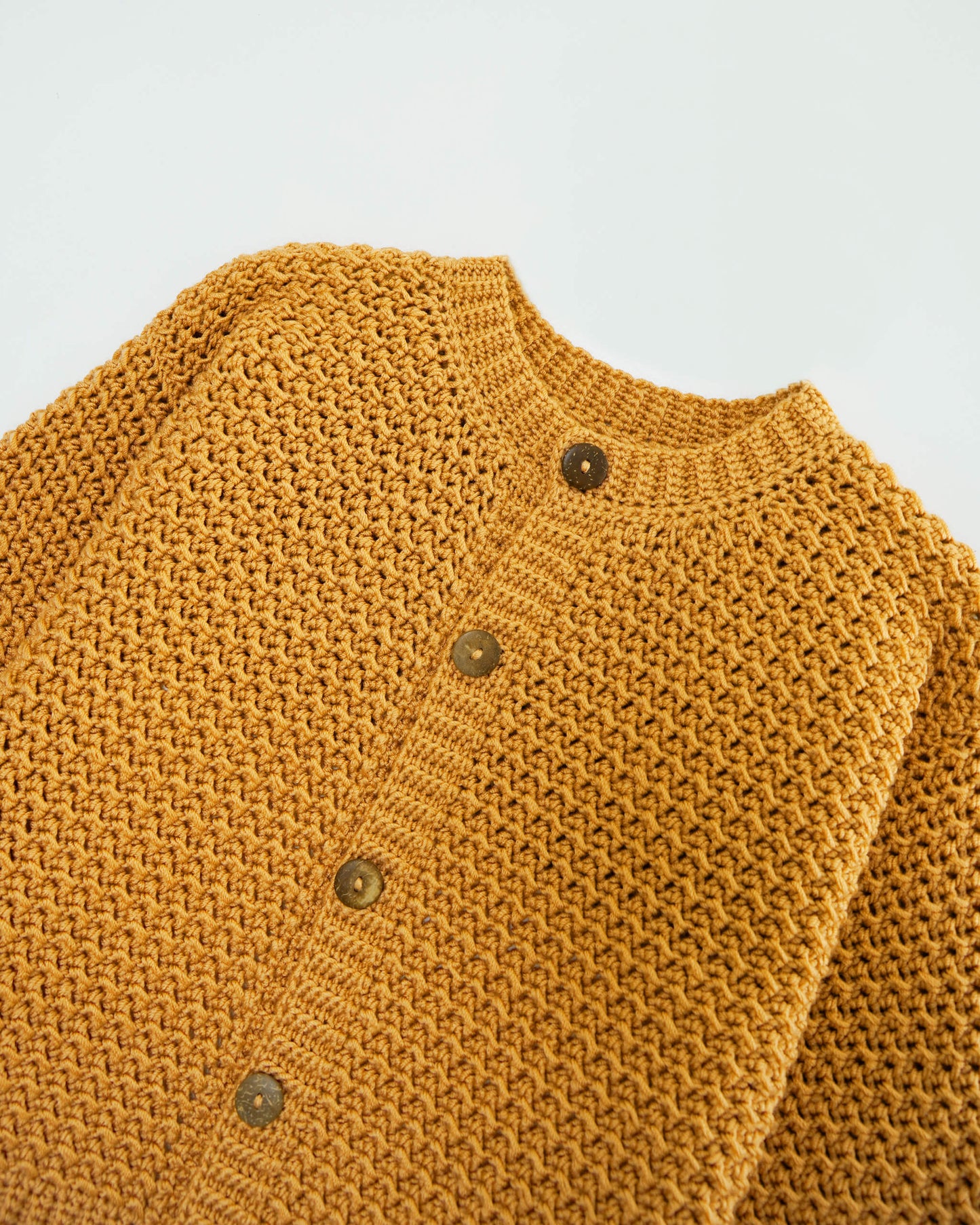 Kids' Cardigan No.6 | Crochet crewneck cardigan pattern
