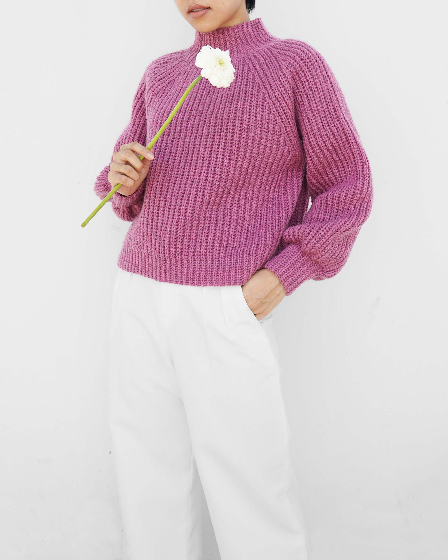 Ribbed raglan sweater crochet pattern