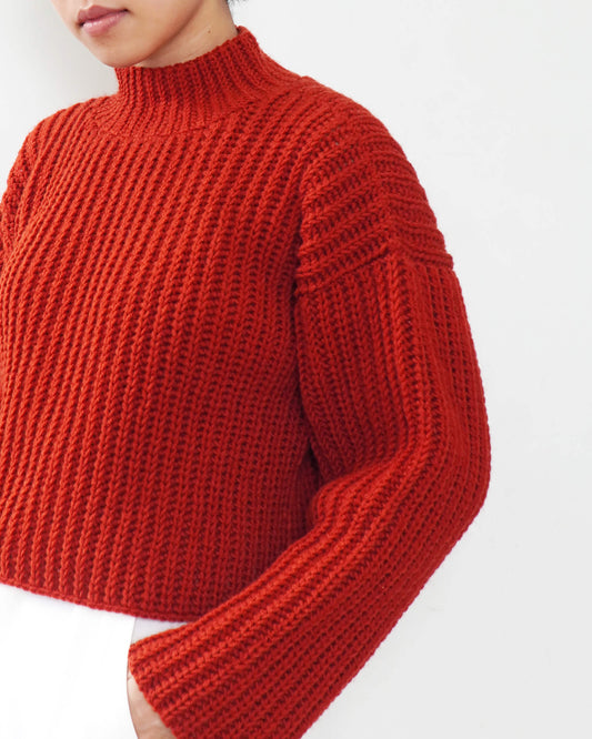 Sweater No.36 | Ribbed sweater crochet pattern