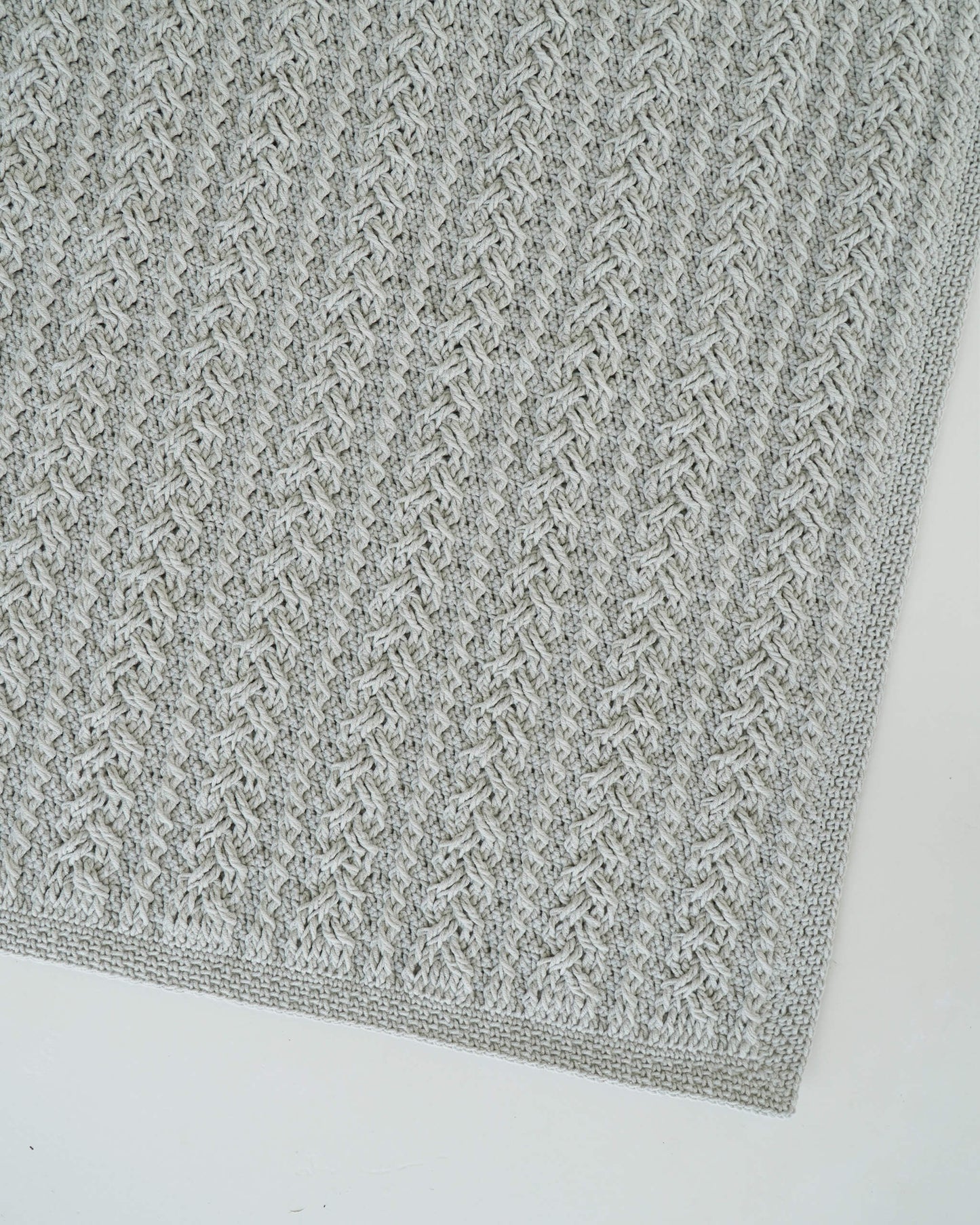 Cable blanket pattern | Video tutorial