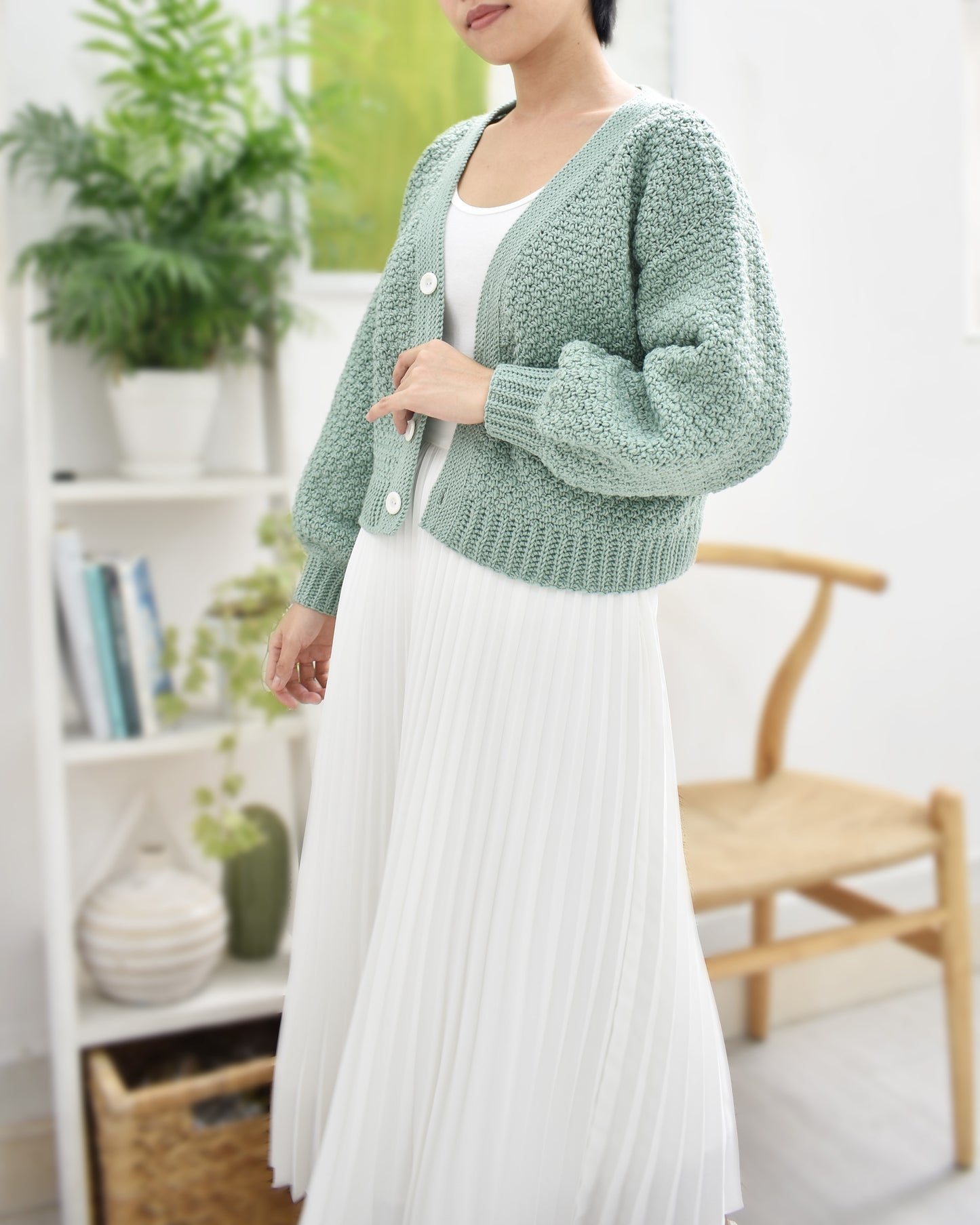 Cardigan No.18 | Easy crochet pattern