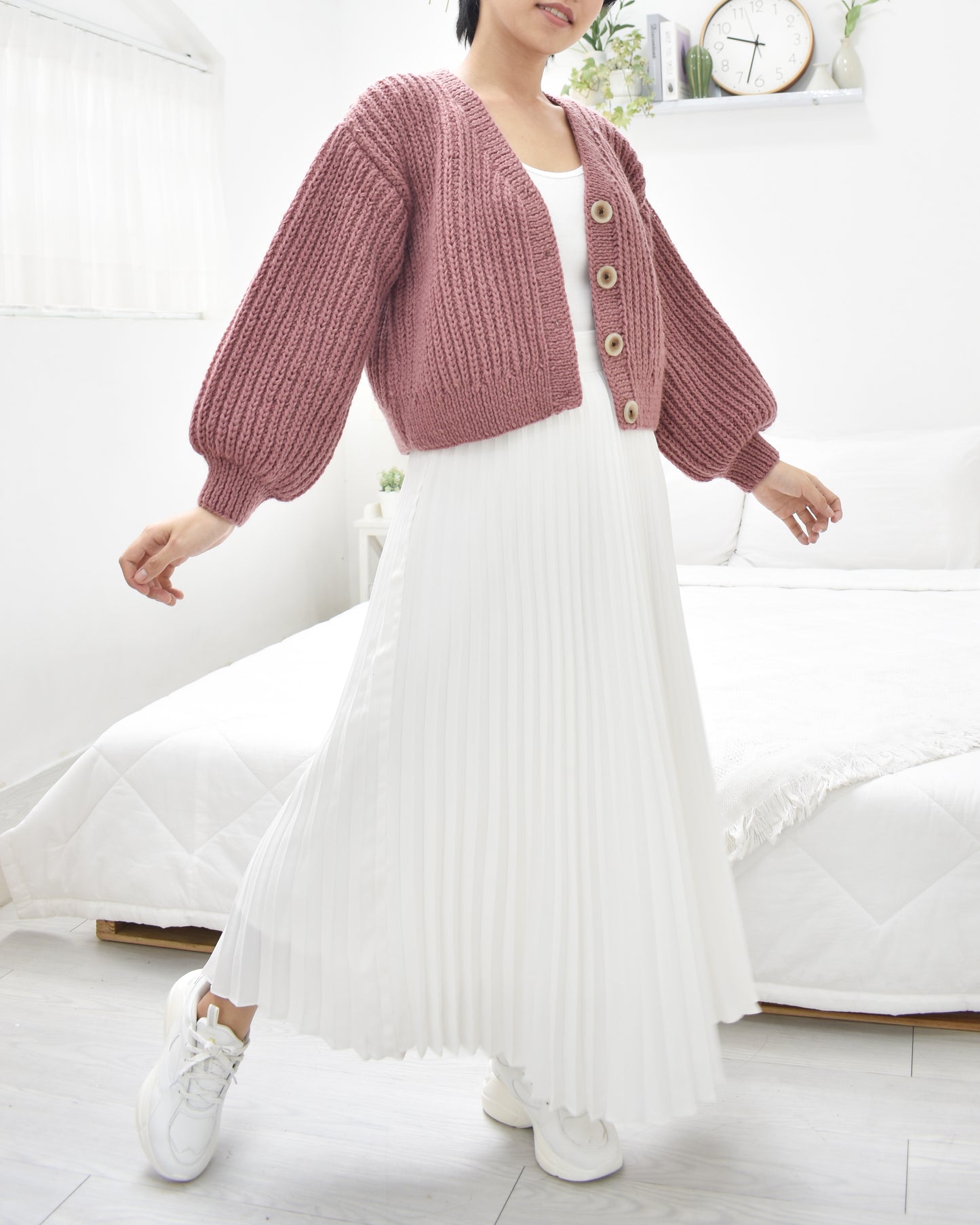 Cardigan No.17 | Knitting chunky sweater pattern