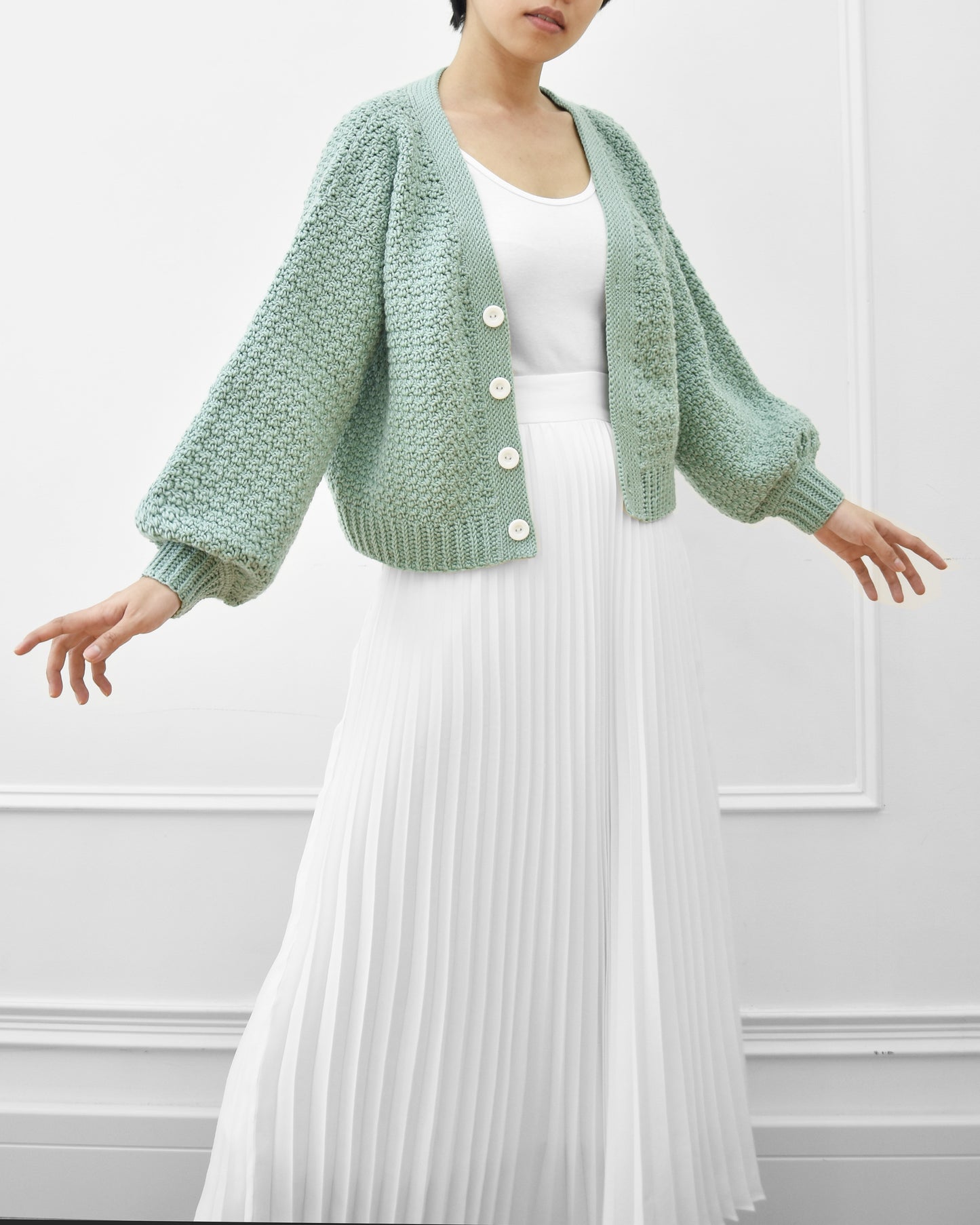 Cardigan No.18 | Easy crochet pattern