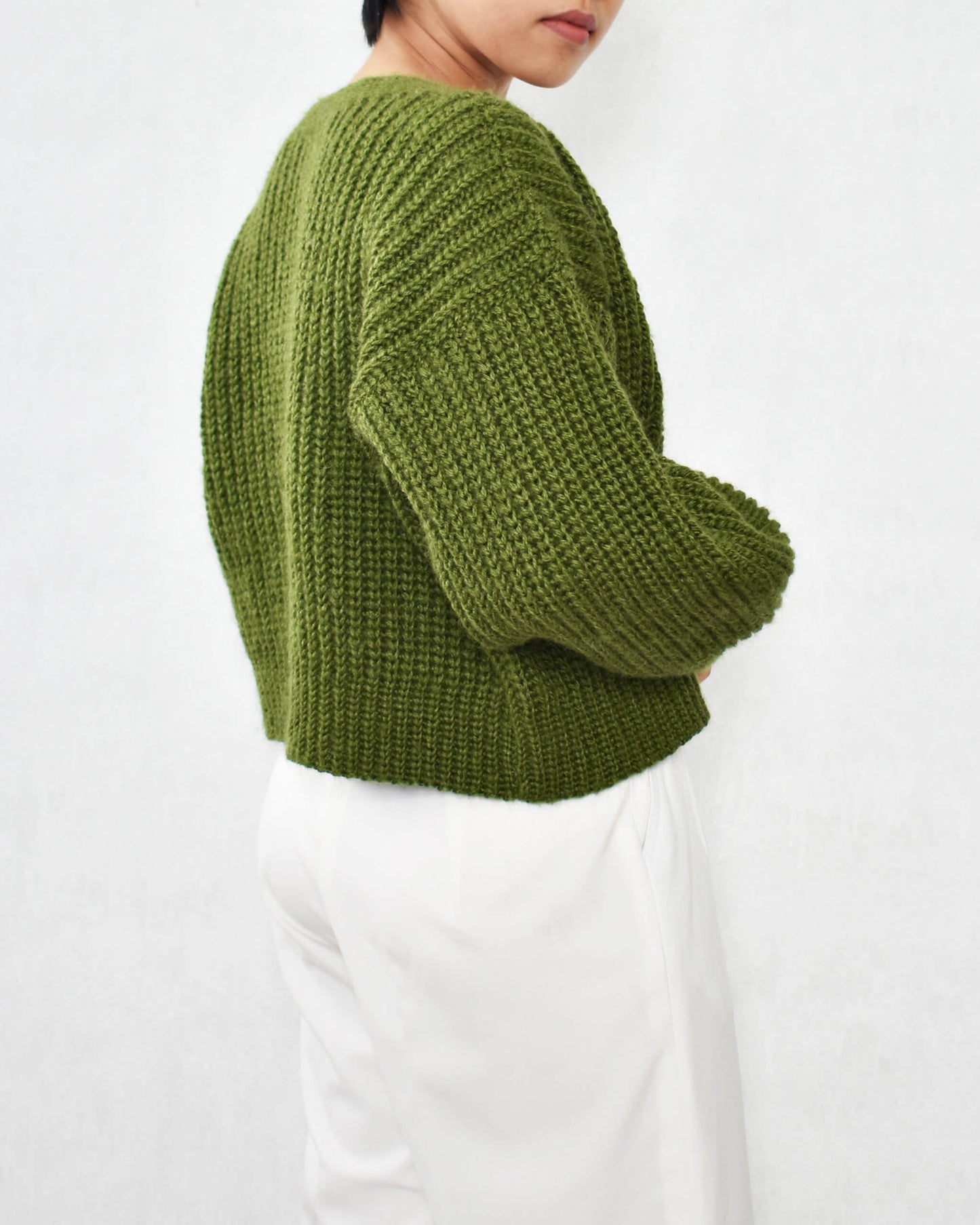 Cardigan No.15 | Crochet ribbed cardigan pattern