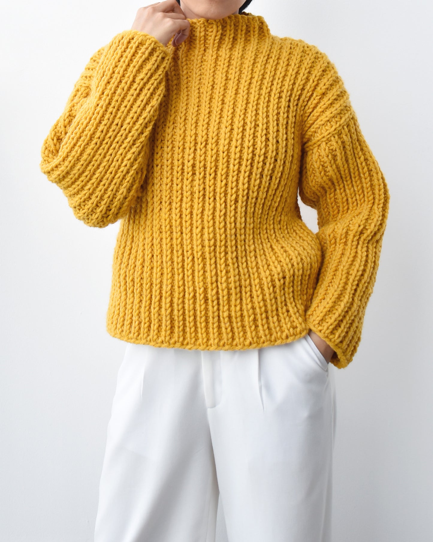 Sweater No.6 | Chunky knitting sweater pattern