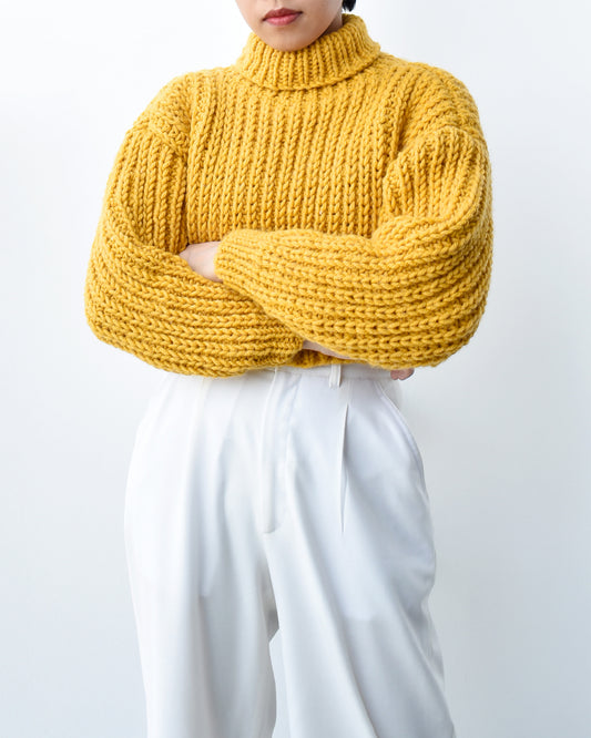 Sweater No.8 | Chunky knitting sweater pattern