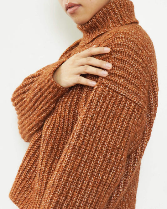 Sweater No.37 | Ribbed sweater crochet pattern