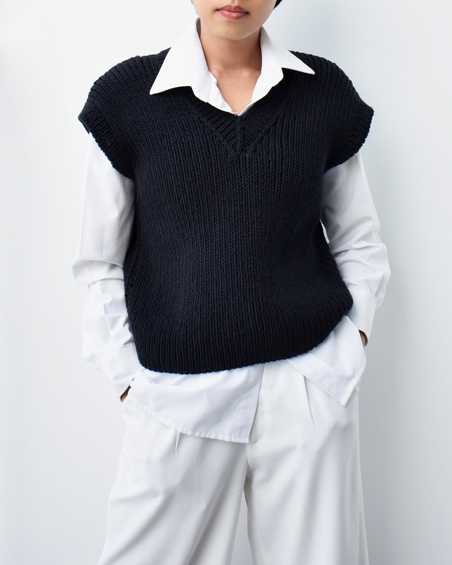 Vest No.4 | Classic vest knitting pattern