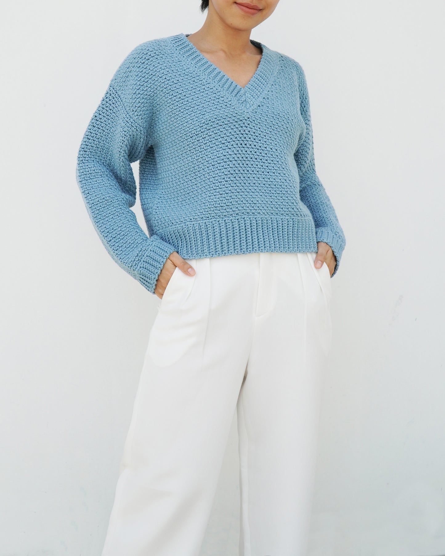 Sweater No.33 | Easy crochet sweater pattern