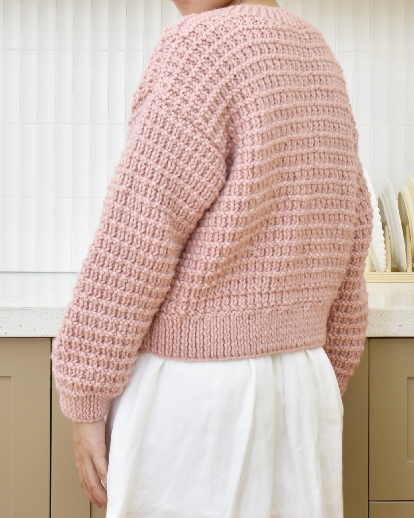 Cardigan No.11 | Easy knitting chunky cardigan pattern