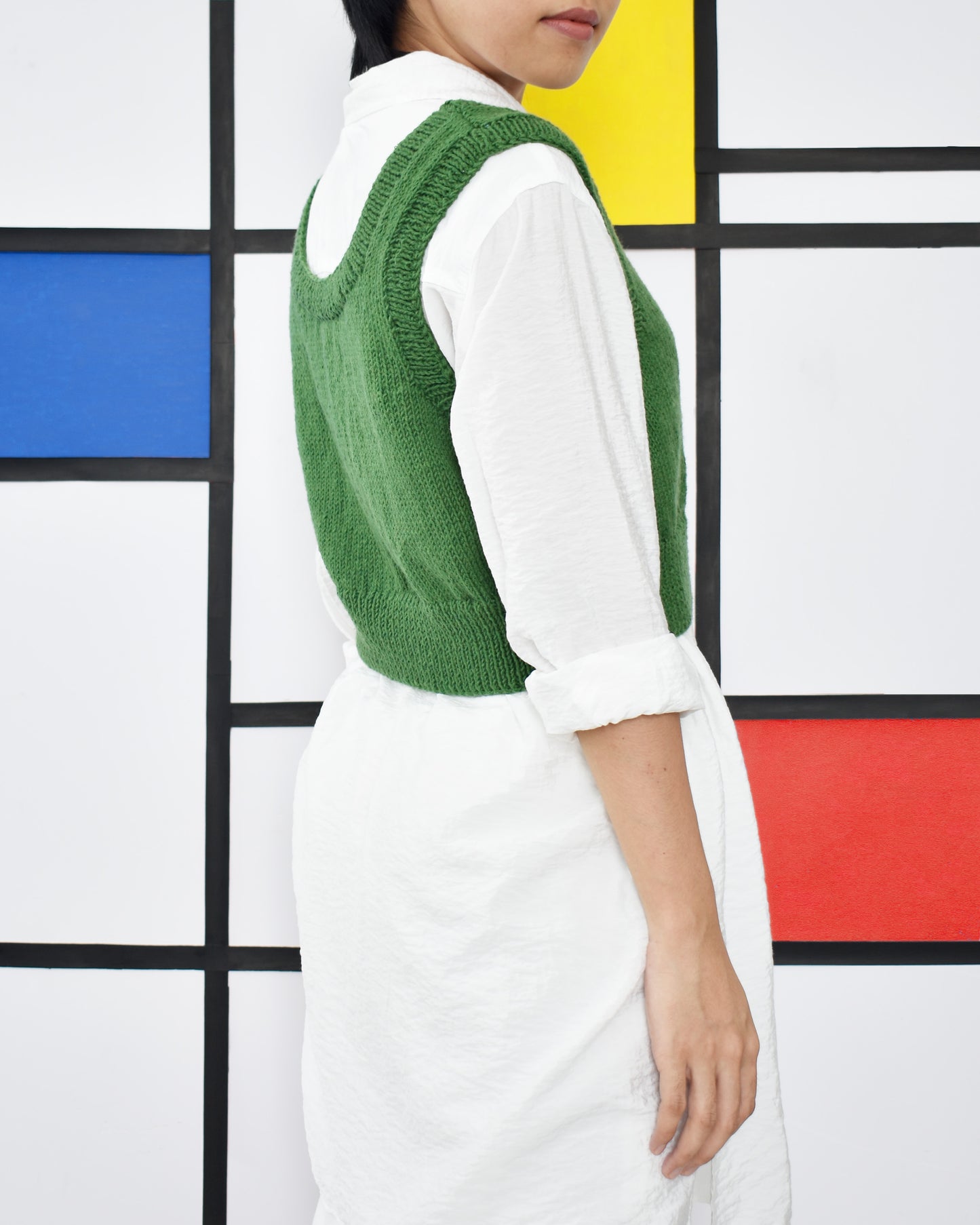Vest No.15 | Easy knitting pattern