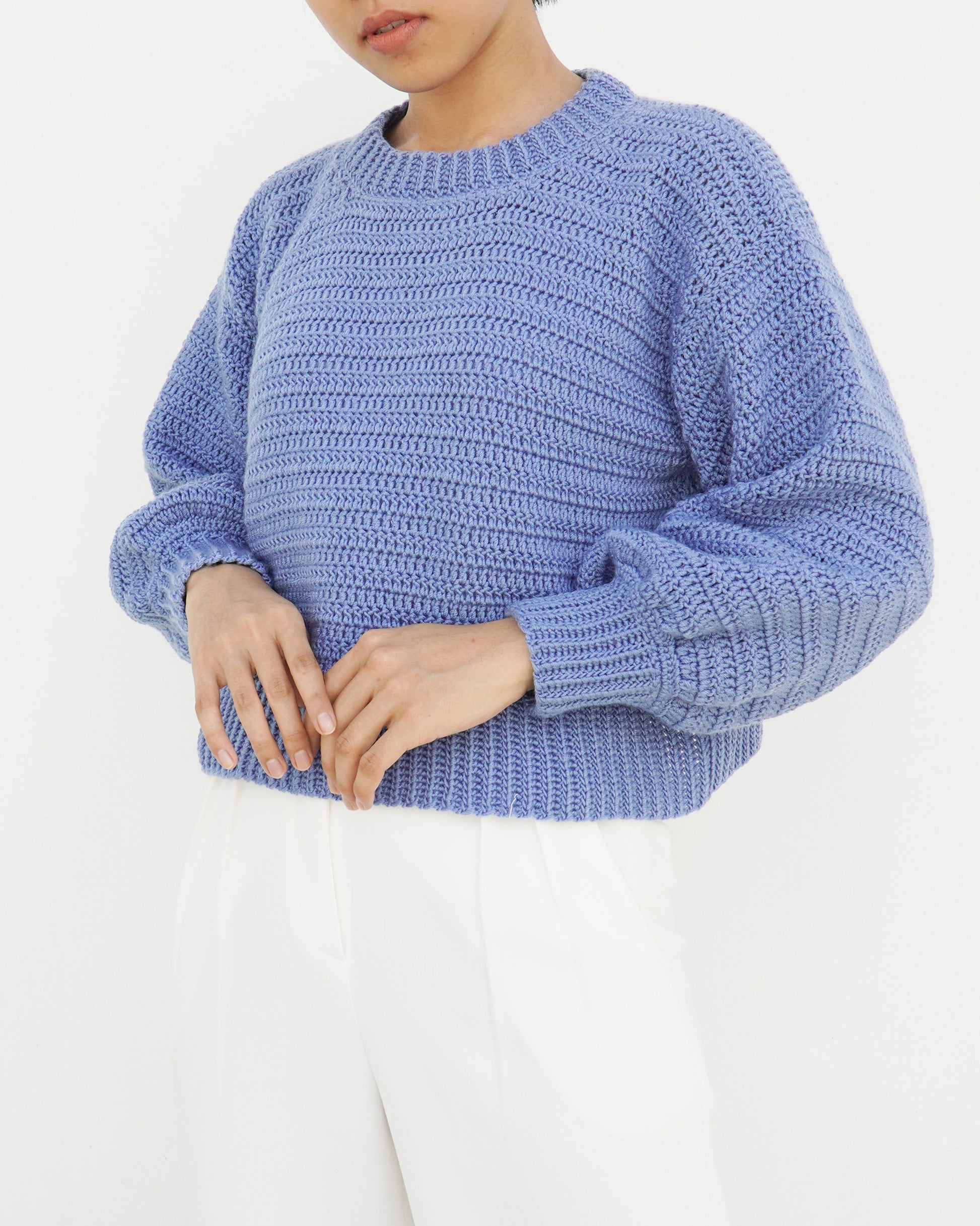 Sweater No.34 | Easy crochet pattern