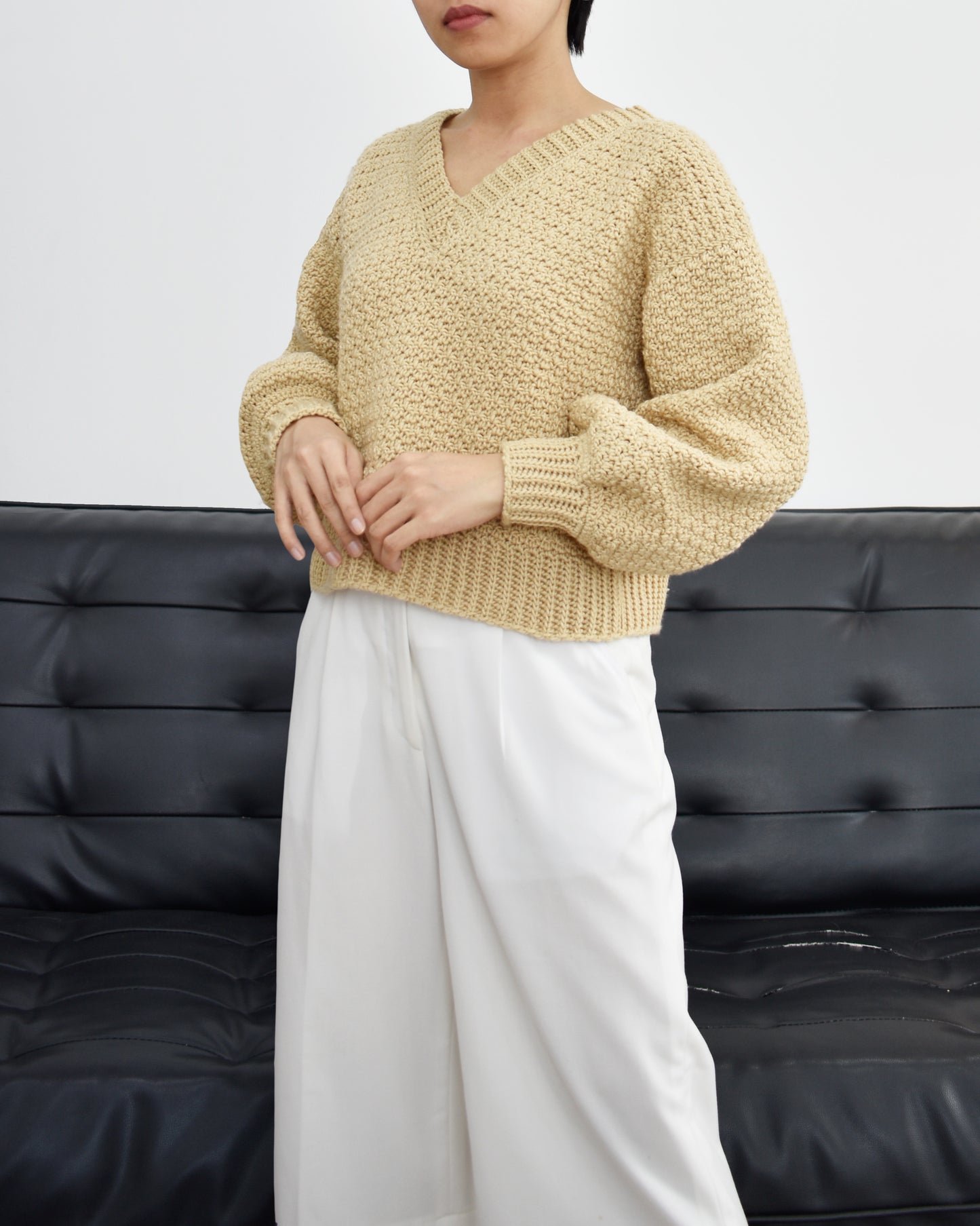 Sweater No.28 | Easy crochet pattern