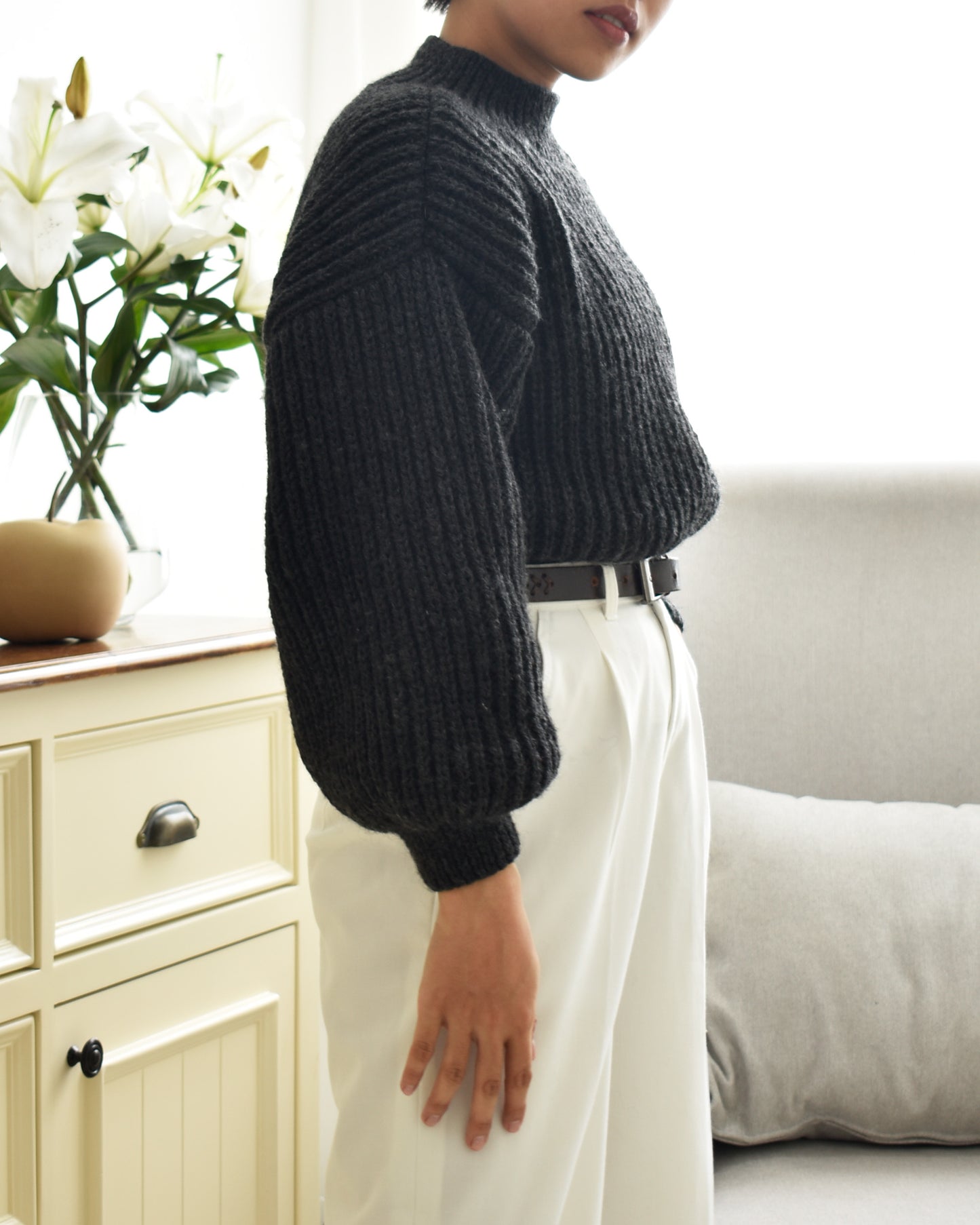 Sweater No.17 | Chunky knitting sweater pattern
